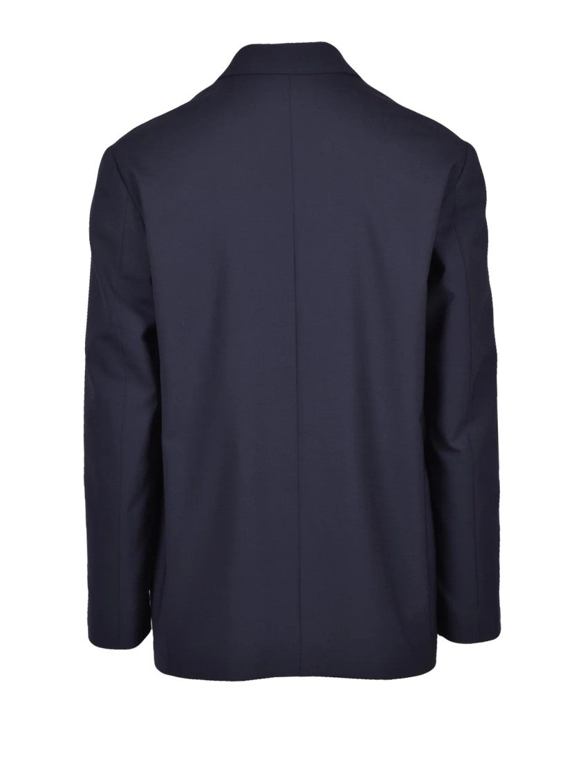 Grifoni Multicolor Tailored Double-Breasted Wool Blazer