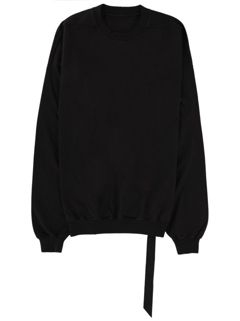 Drkshdw By Rick Owens Neutrals Hun Crewneck Hanging Strap Hoodie