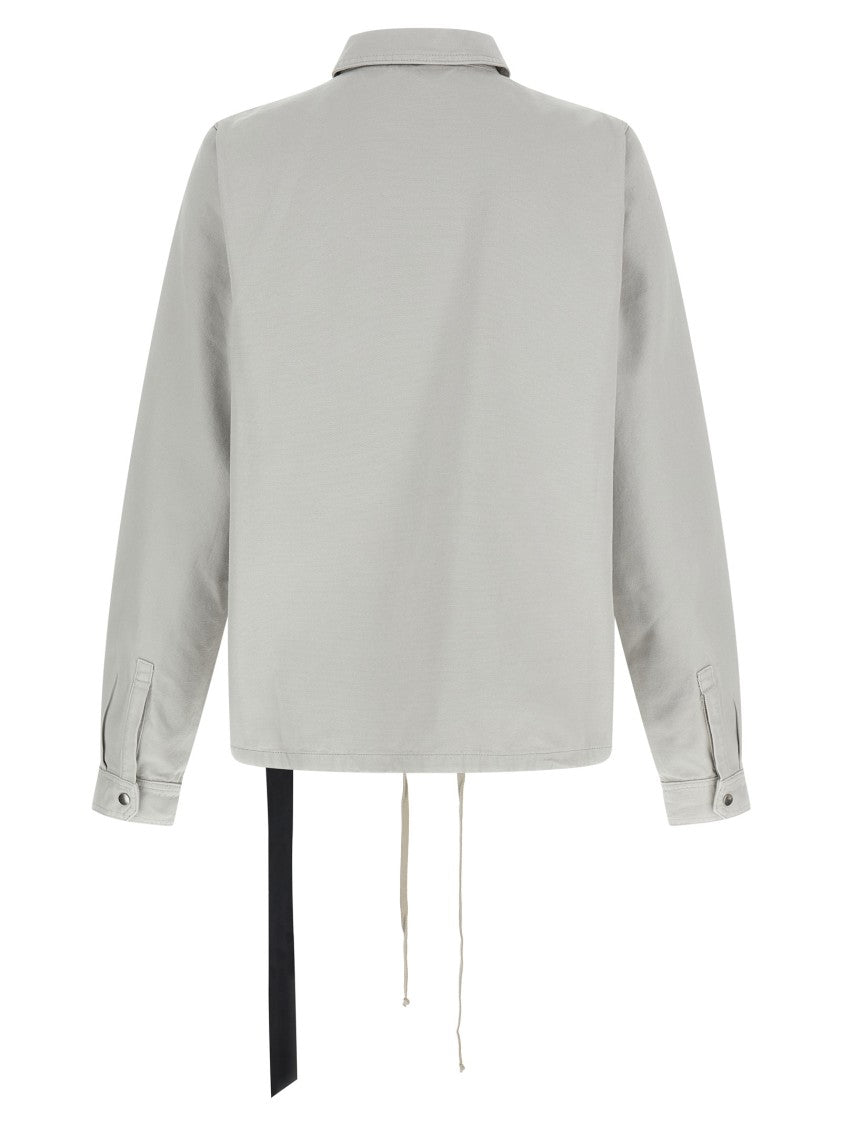 Drkshdw Grey Cotton Canvas Jacket