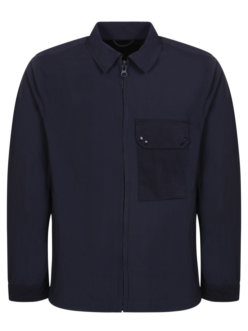 Ten C Navy Blue Zipped Jacket