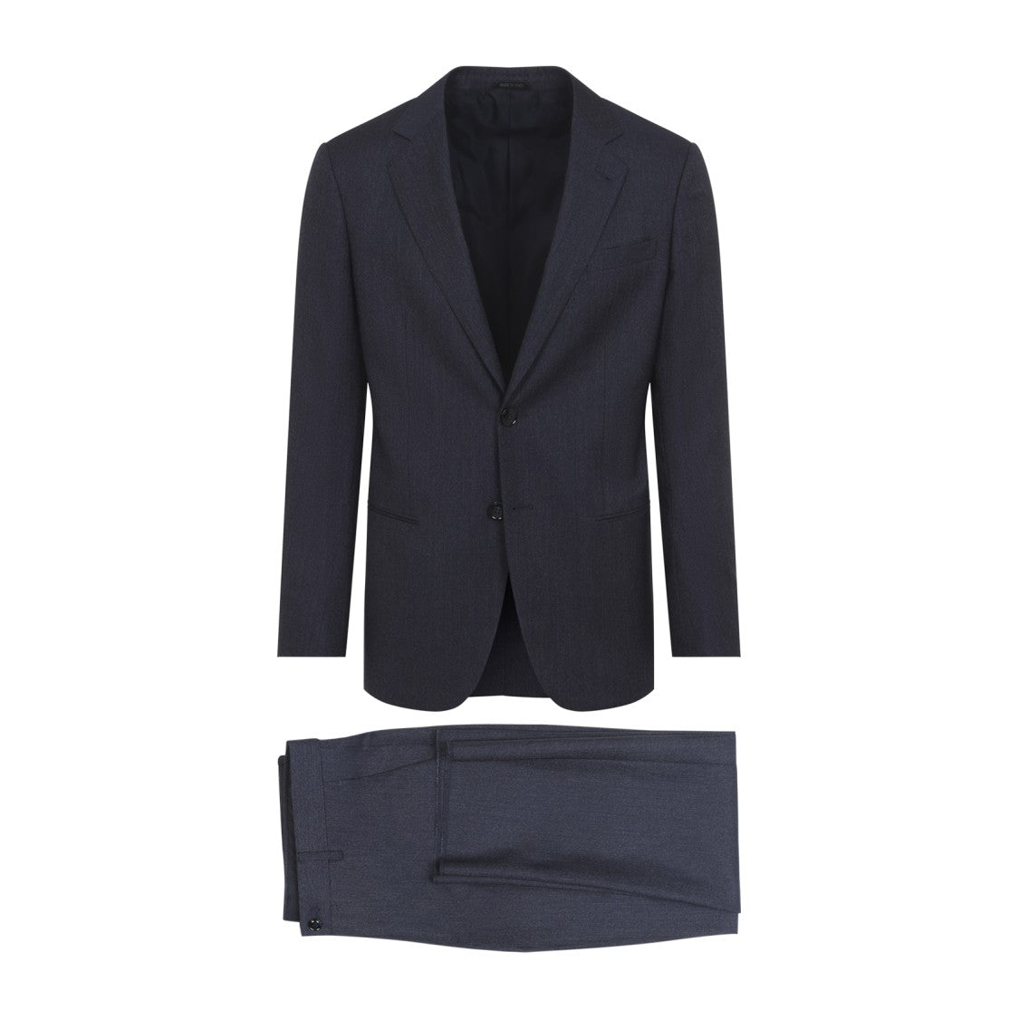 Giorgio Armani Tailored Blue Virgin Wool Suit