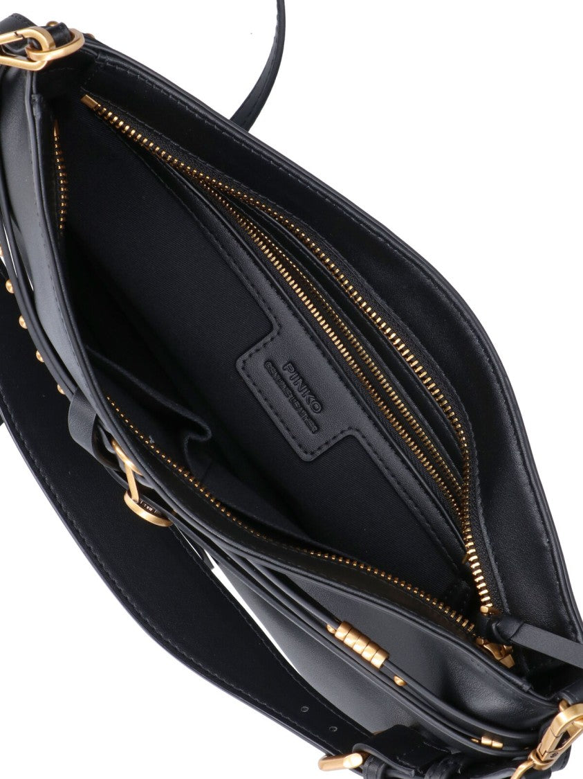 Pinko "Belt Bag" Medium Shoulder Bag – Black