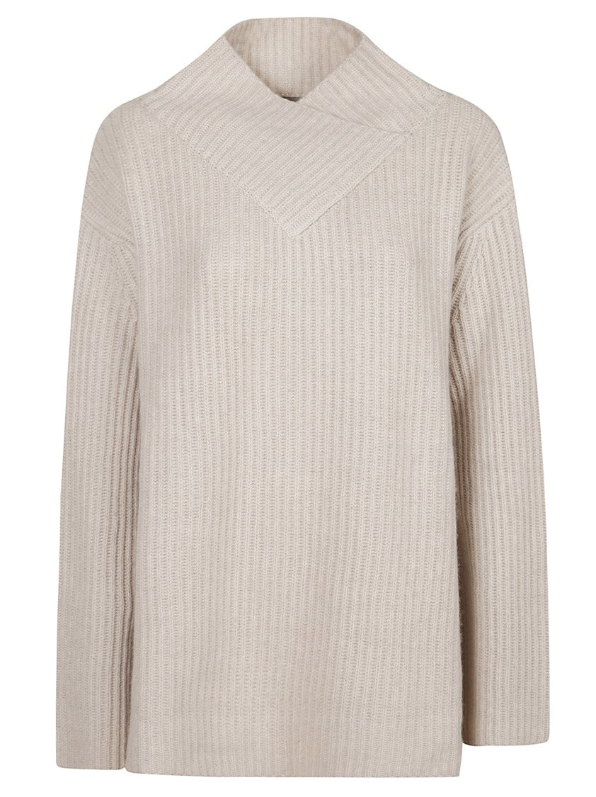 Le Kasha Sweater Woman Sides Open