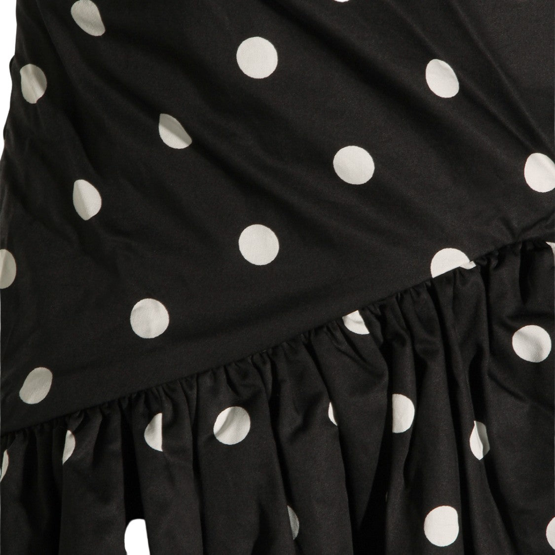 Self-Portrait Polka Dot Mini Dress With V-Neckline