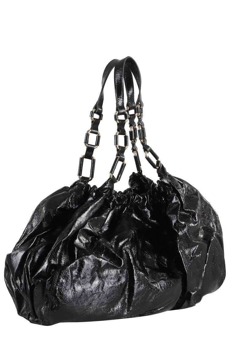 Stella Maxwell X Marella Soft Crinkled Leather Bag