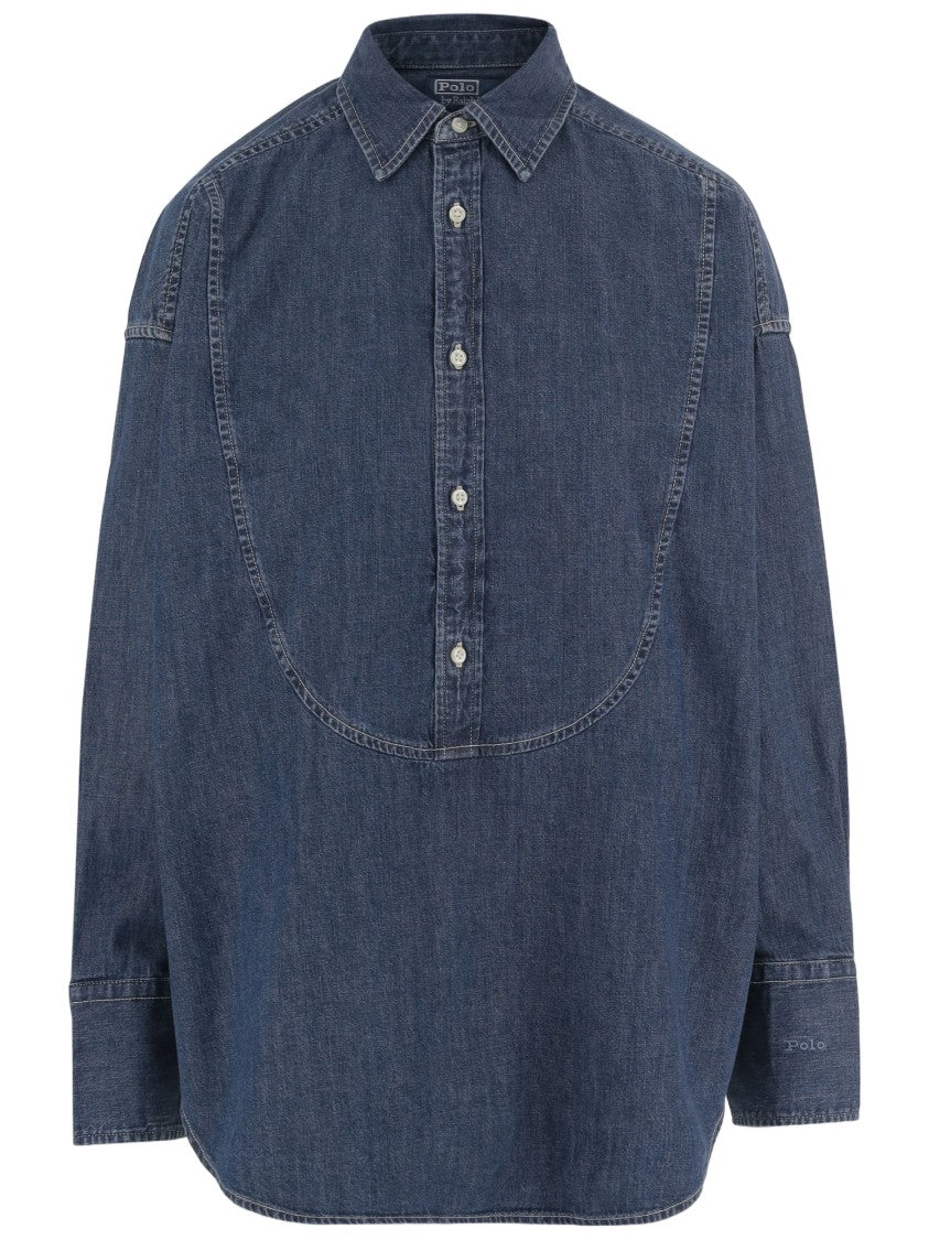 Polo Ralph Lauren Denim Shirt With Curved Seams