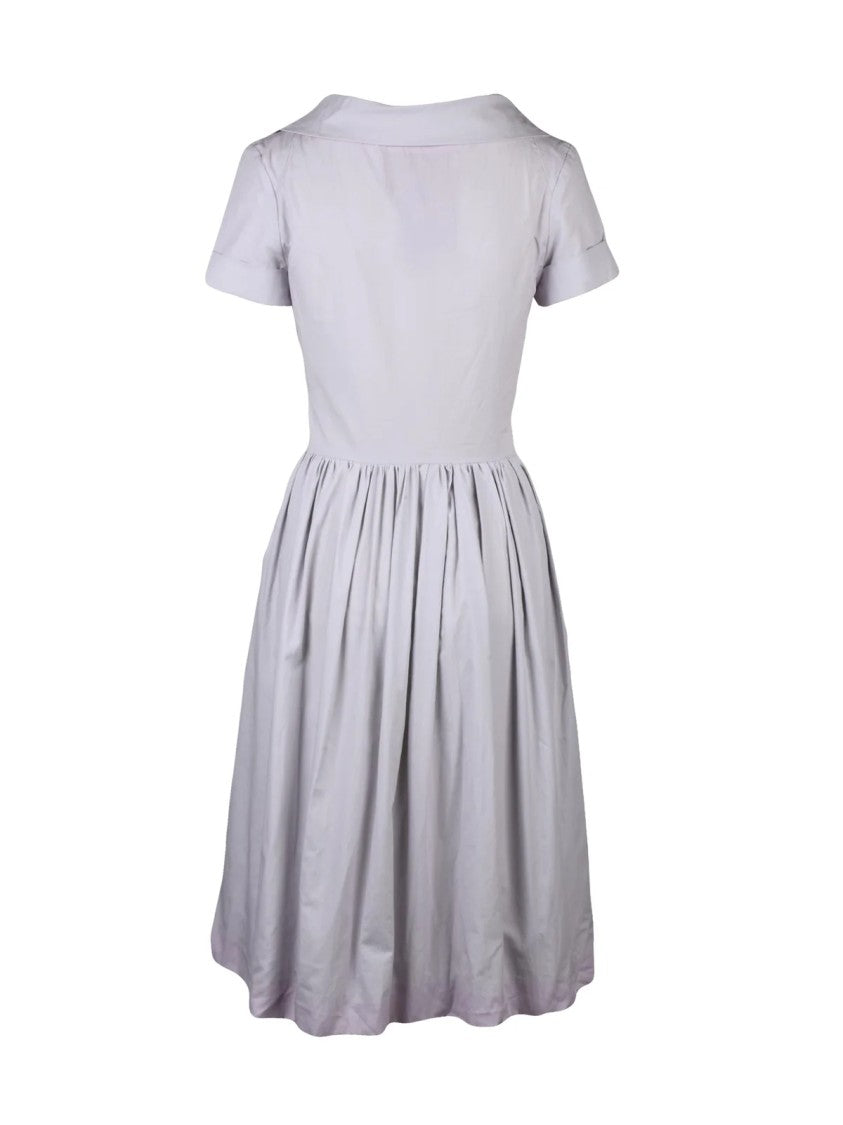 Vivienne Westwood Anglomania Monday Dress Featuring Fitted Bodice And Flared Skirt