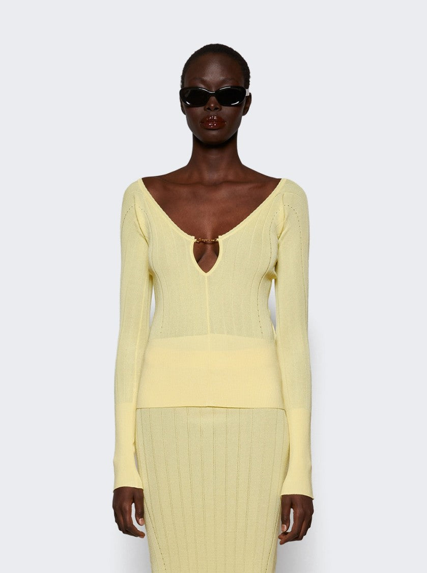 Jacquemus The Pralù Top Light Yellow
