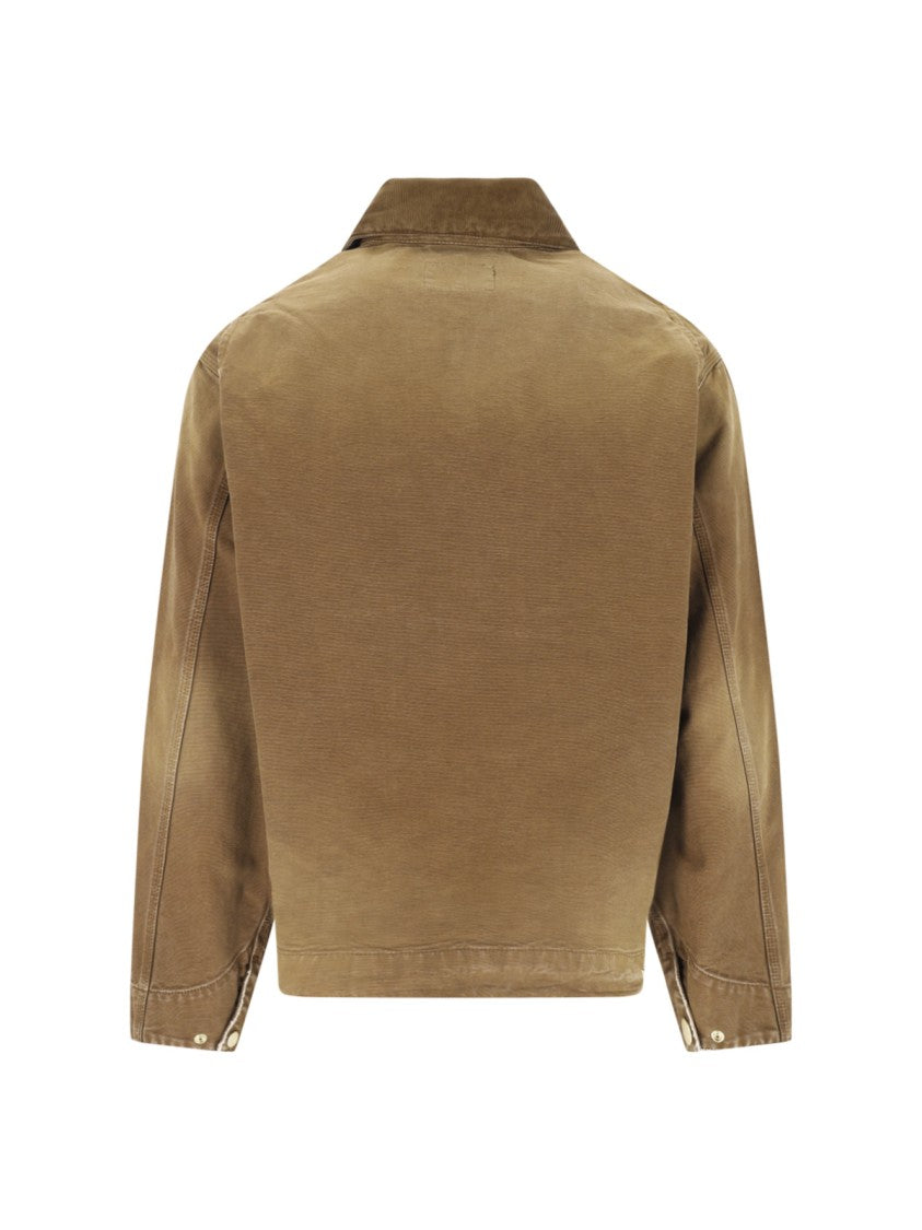 Carhartt Wip Brown Og Detroit Organic Cotton Jacket