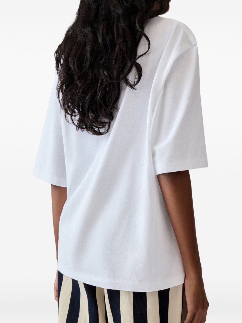 Jacquemus White Minimalist Crew Neck Tee