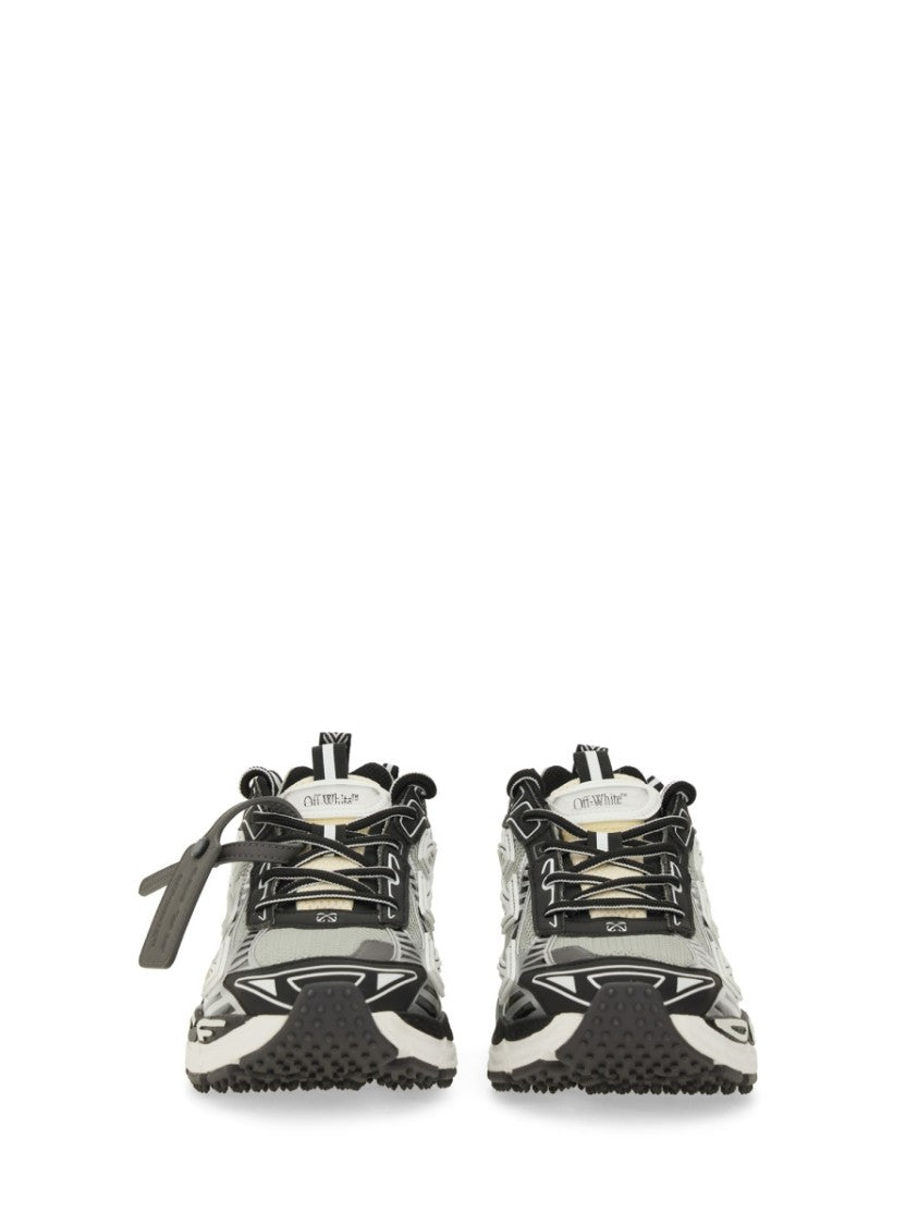 Off-White Layered Panels Mesh Chunky Sneakers