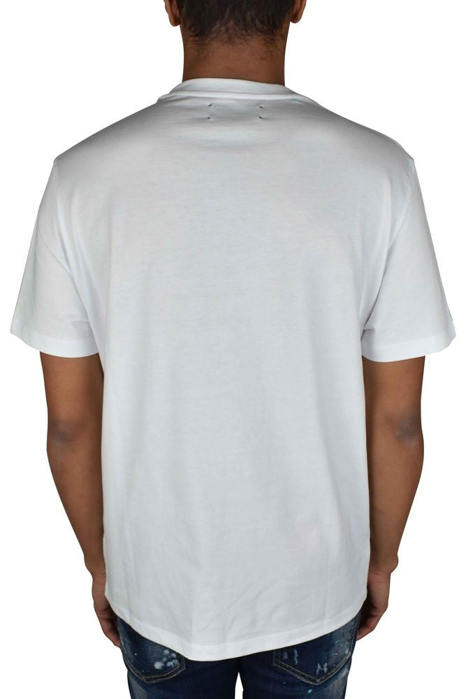 Amiri White Cotton T-Shirt With Graphic Print
