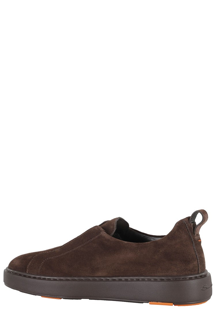 Santoni Slip-On Suede Shoes