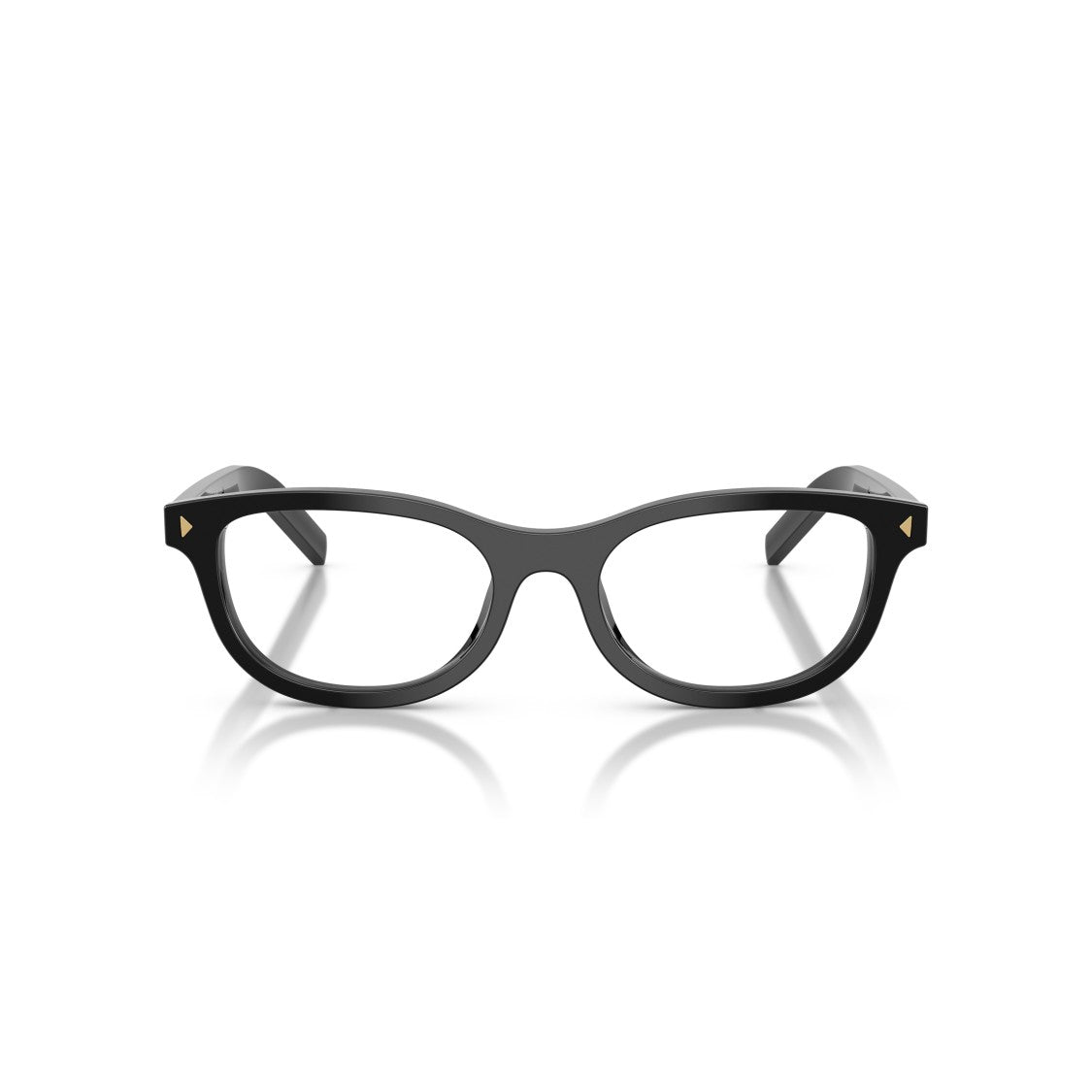 Prada 0Pr D01vu Rectangular Black Acetate Eyeglasses
