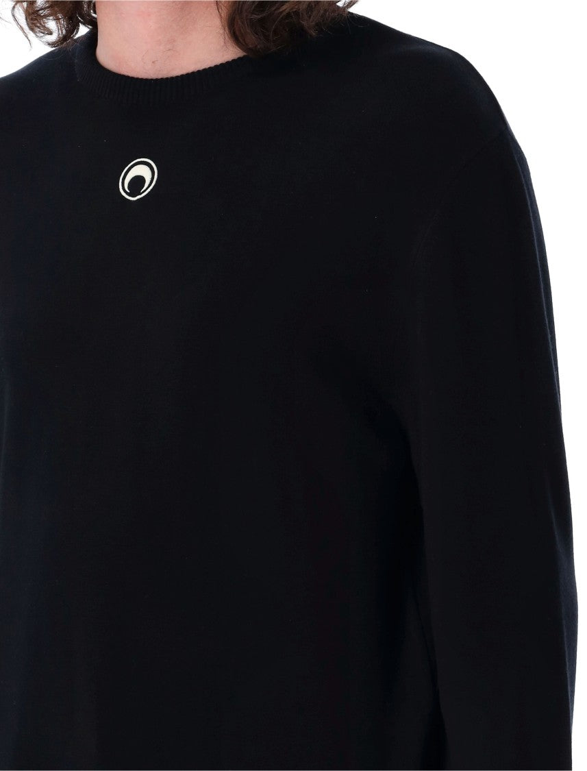 Marine Serre Moon Logo Knit Sweater