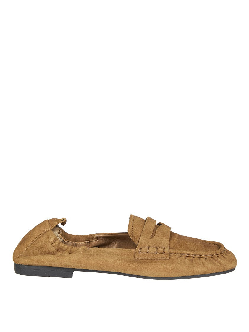 Copenhagen Warm Tan Stitched Slip-On Moccasins