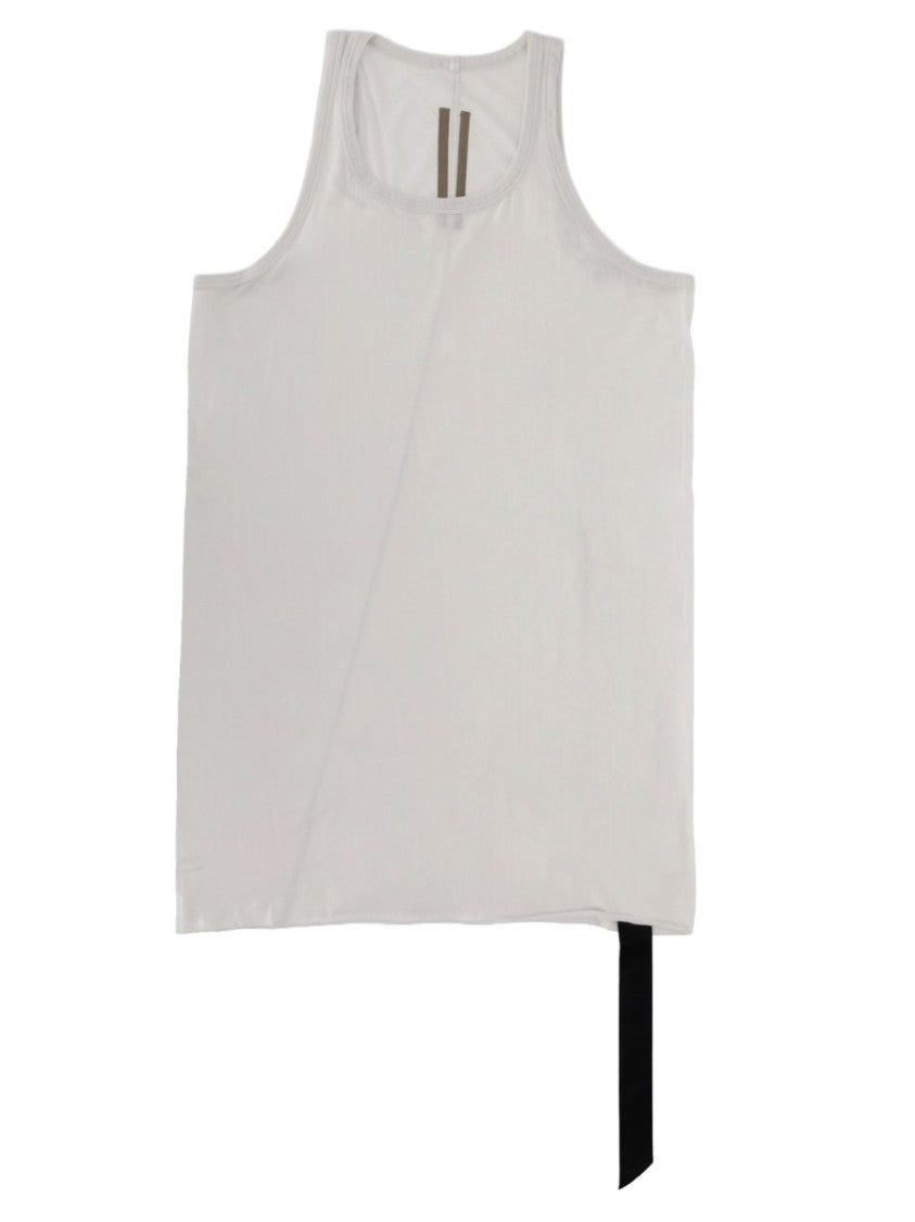 Drkshdw By Rick Owens Extended Length Cotton Striped Tank Top