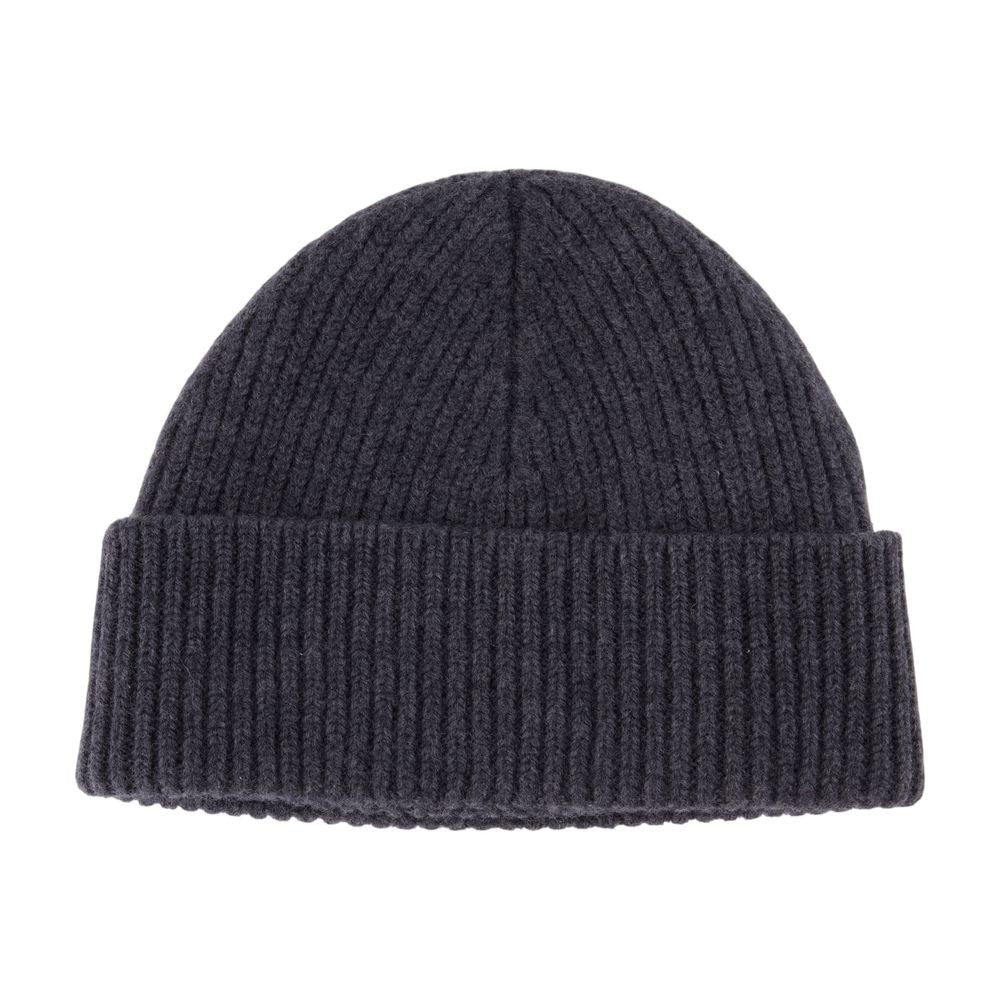 Ami Ribbed Knit Wool Beanie