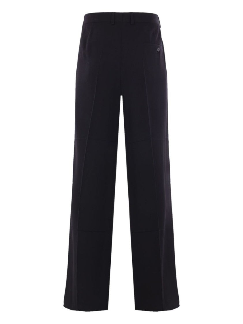 Balenciaga Tailored Black Pants With Minimalist Design