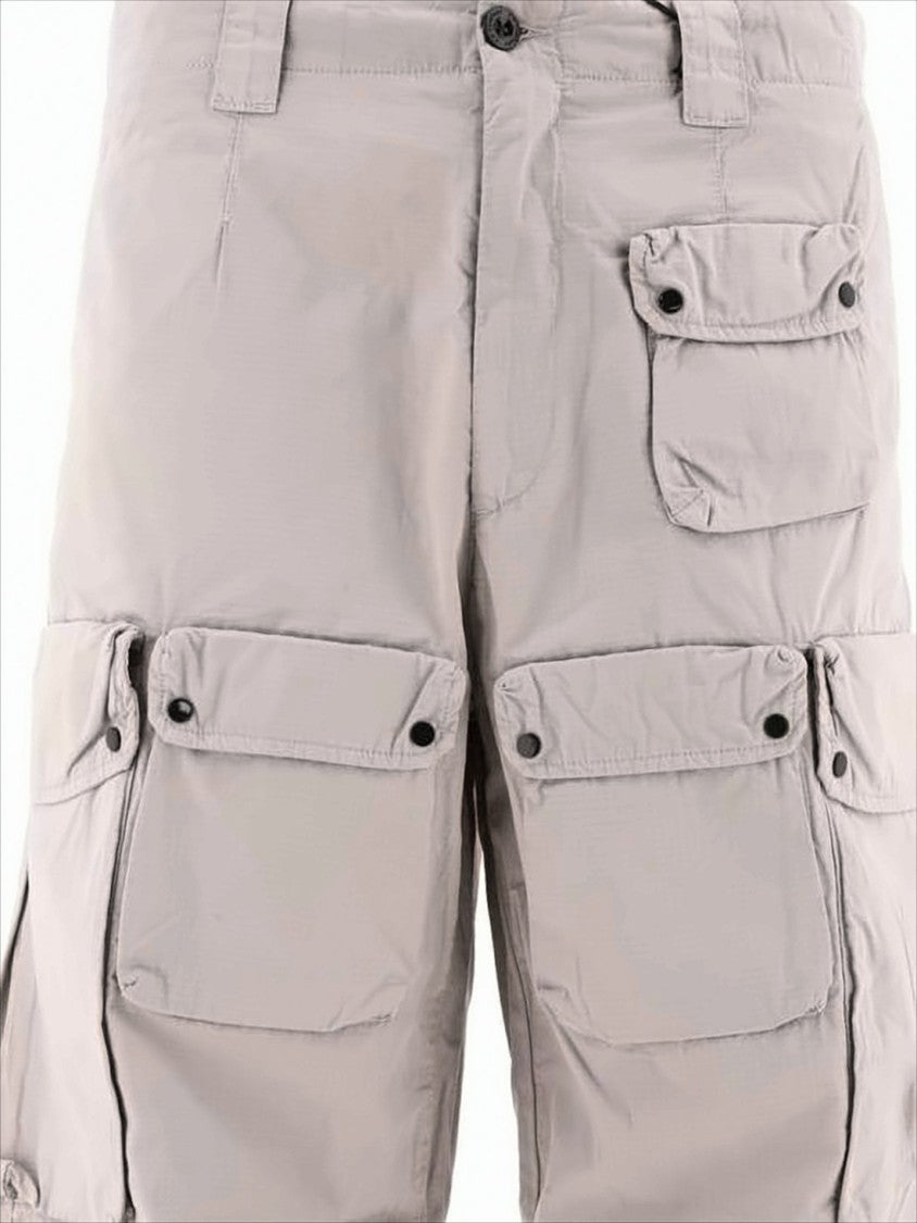 C.P. Company Relaxed-Fit Cargo Pants With Flap Pockets And Button Closure