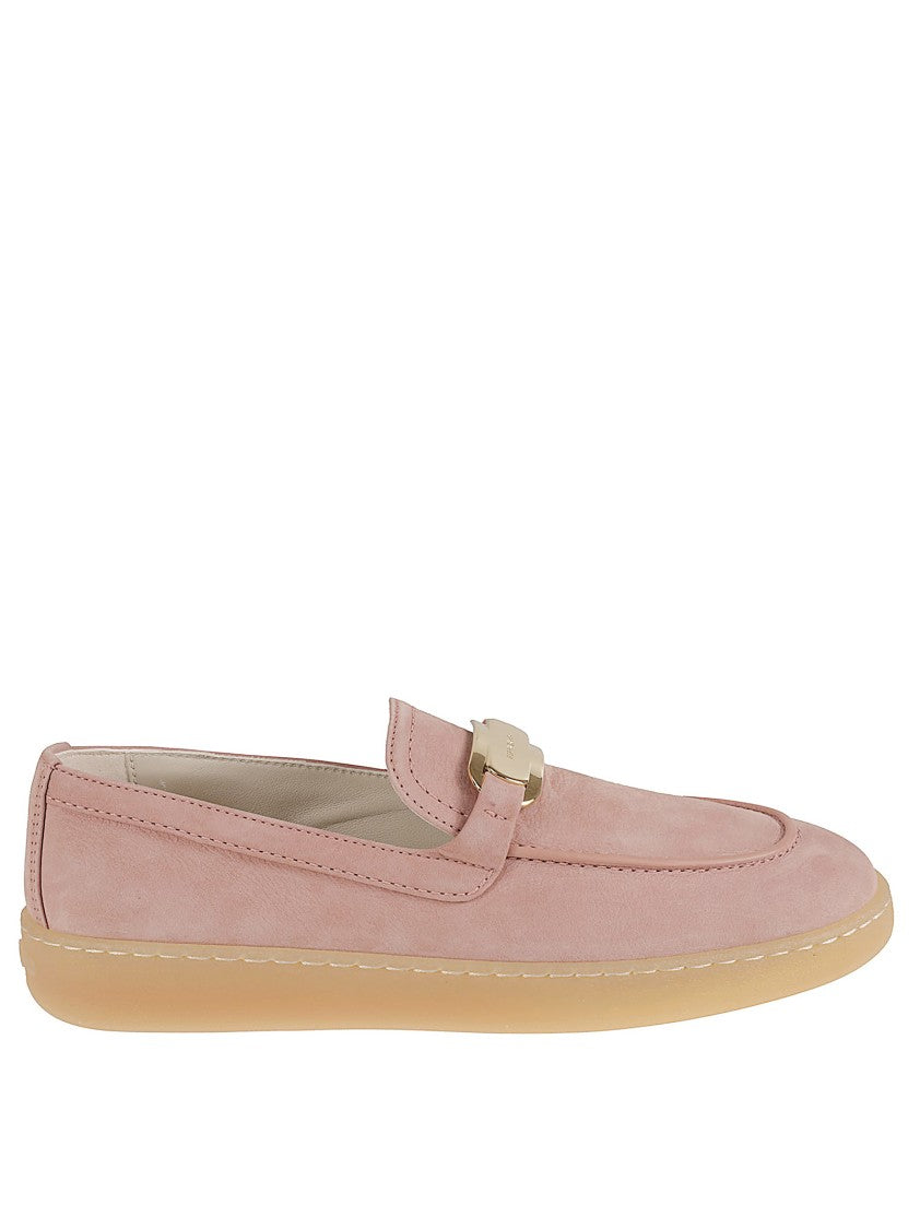 Ferragamo Rounded Toe Flat Shoes