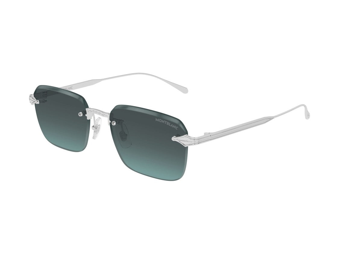 Montblanc Grey Mb0456s Gradient Rimless Sunglasses