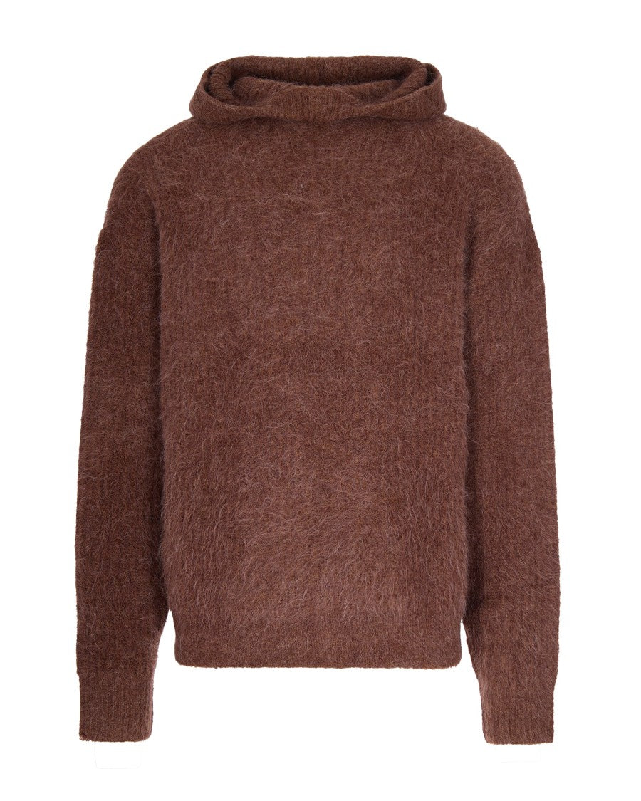 Cycle Brushed Ribbed Alpaca Blend Hoodie