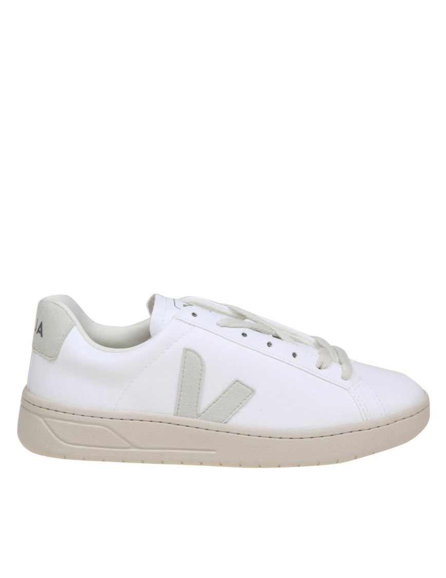 Veja Urca Sneakers In White Coated Cotton