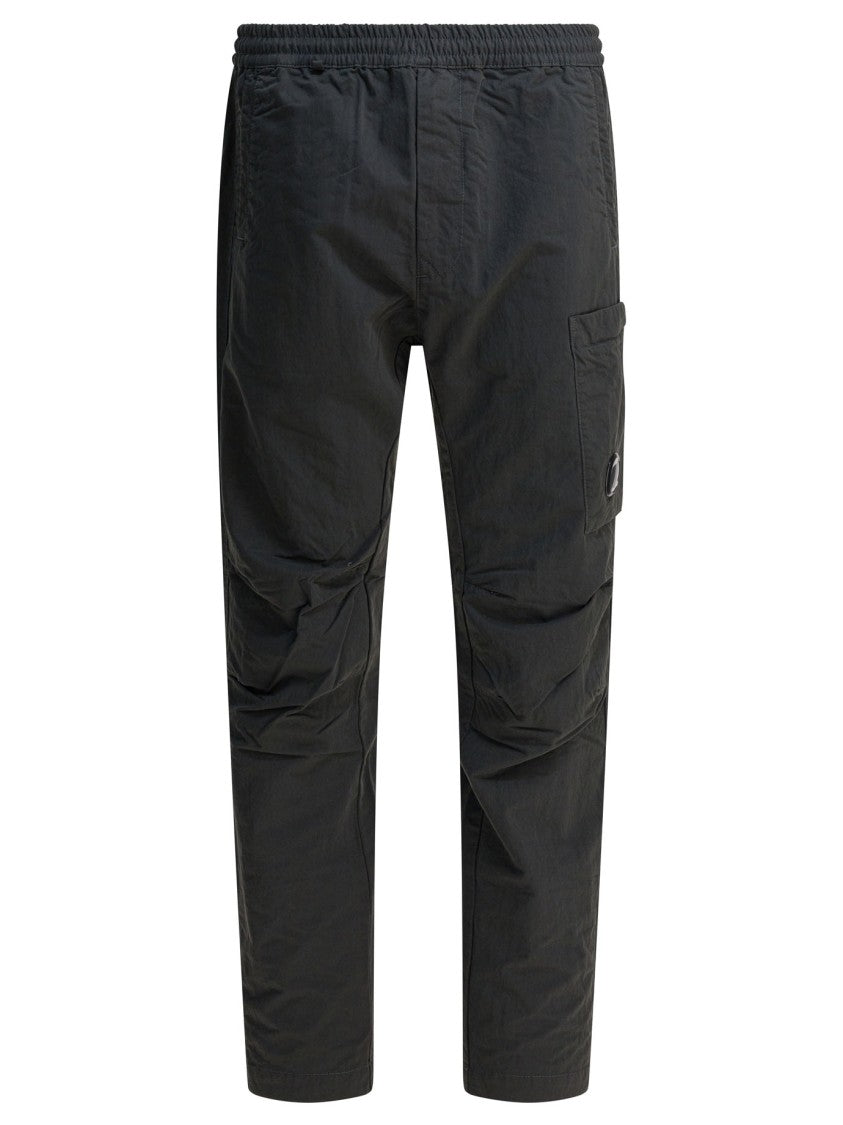 C.P. Company Frosted Stretch Cotton Satin Cargo Pants