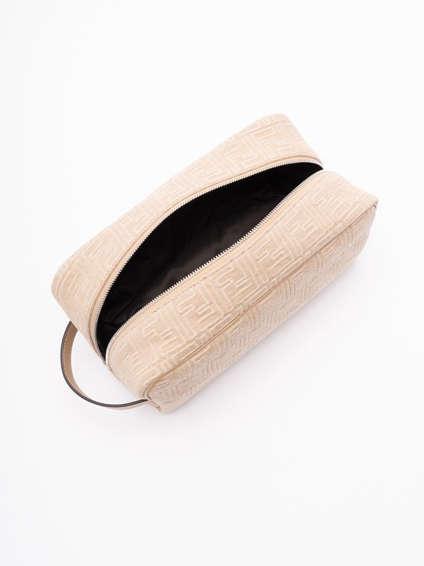 Fendi Large `Denim Ff` Beauty Case