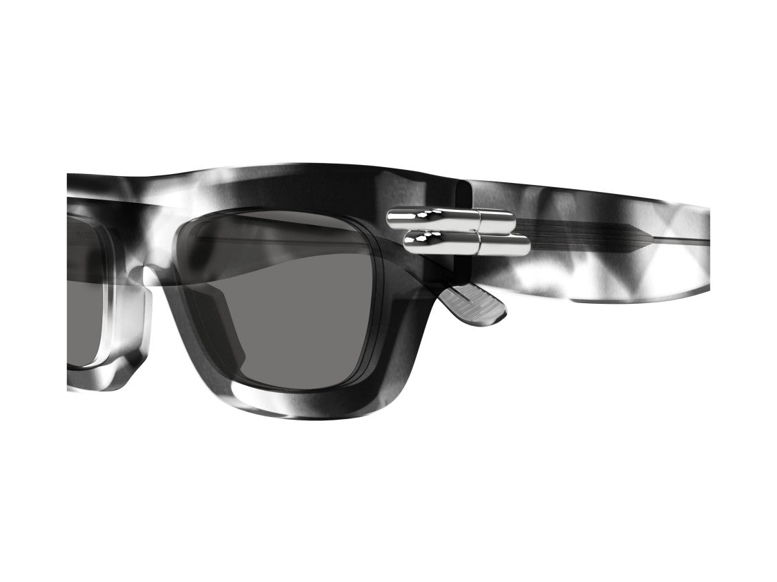 Bottega Veneta Bv1321s Marbled Oversized Square Sunglasses