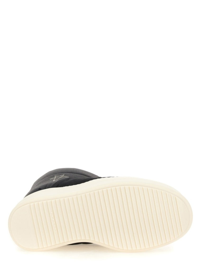 Drkshdw By Rick Owens Quilted Black Padded Boots