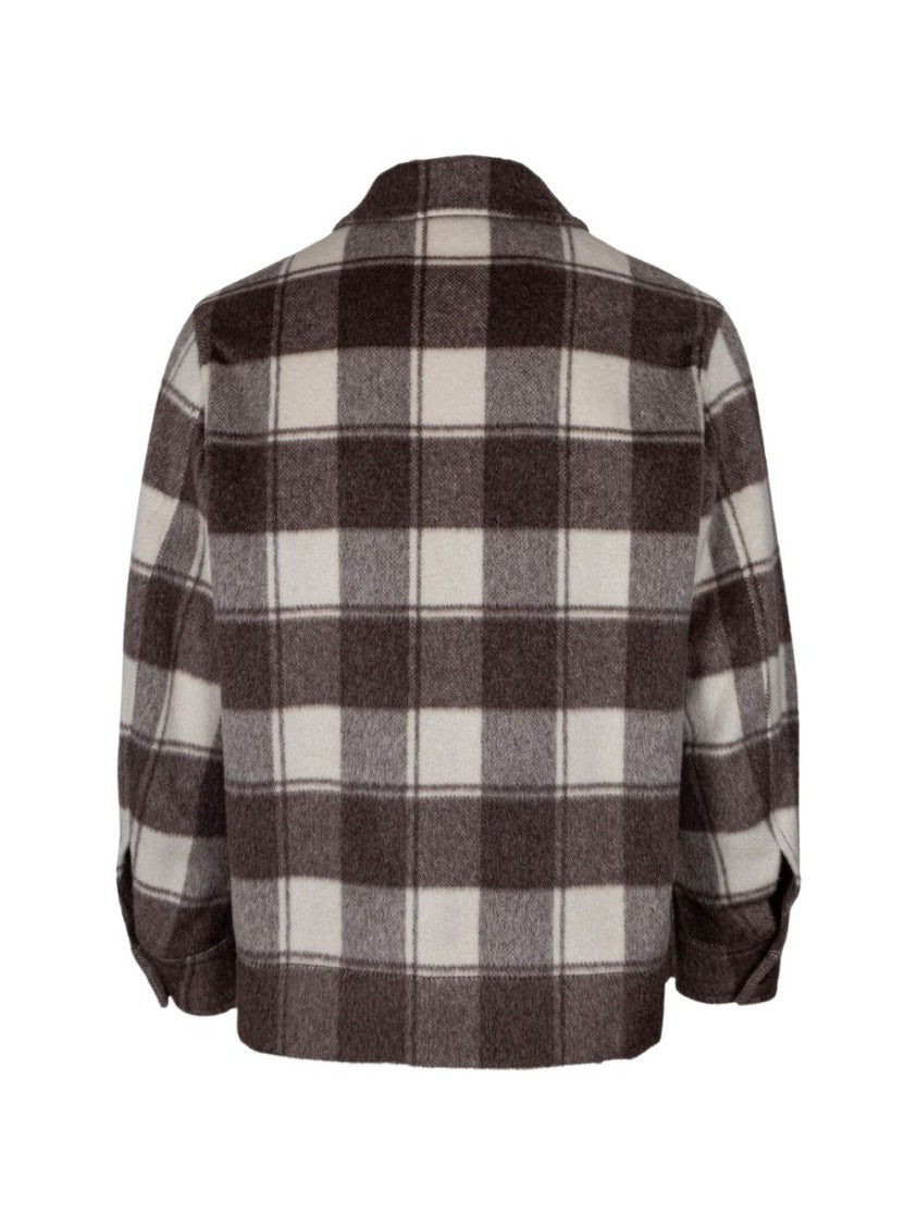 Golden Goose Checkered Wool-Blend Flap Pocket Shirt