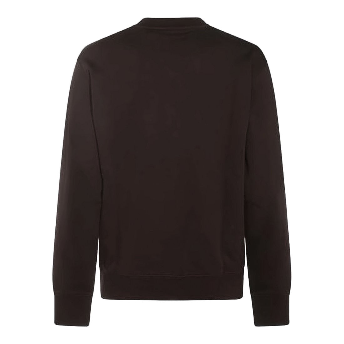 Versace Long-Sleeve Crewneck Sweatshirt With Bold Metallic Logo