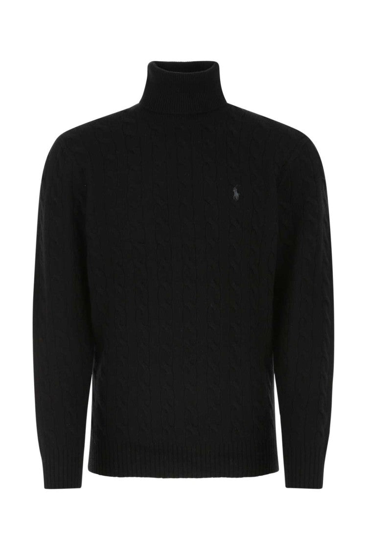 Polo Ralph Lauren Black Wool Blend Sweater