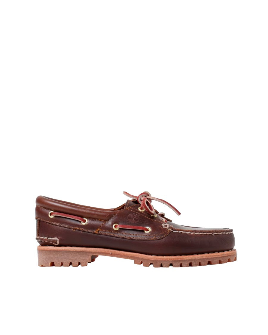 Timberland Timberland Authentic Hand-Stitched Leather Boat Shoes