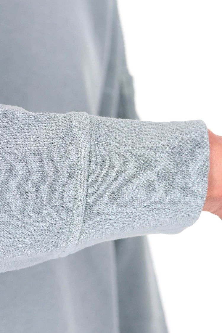 C.P. Company Blue Malfile Cotton Crewneck Sweater
