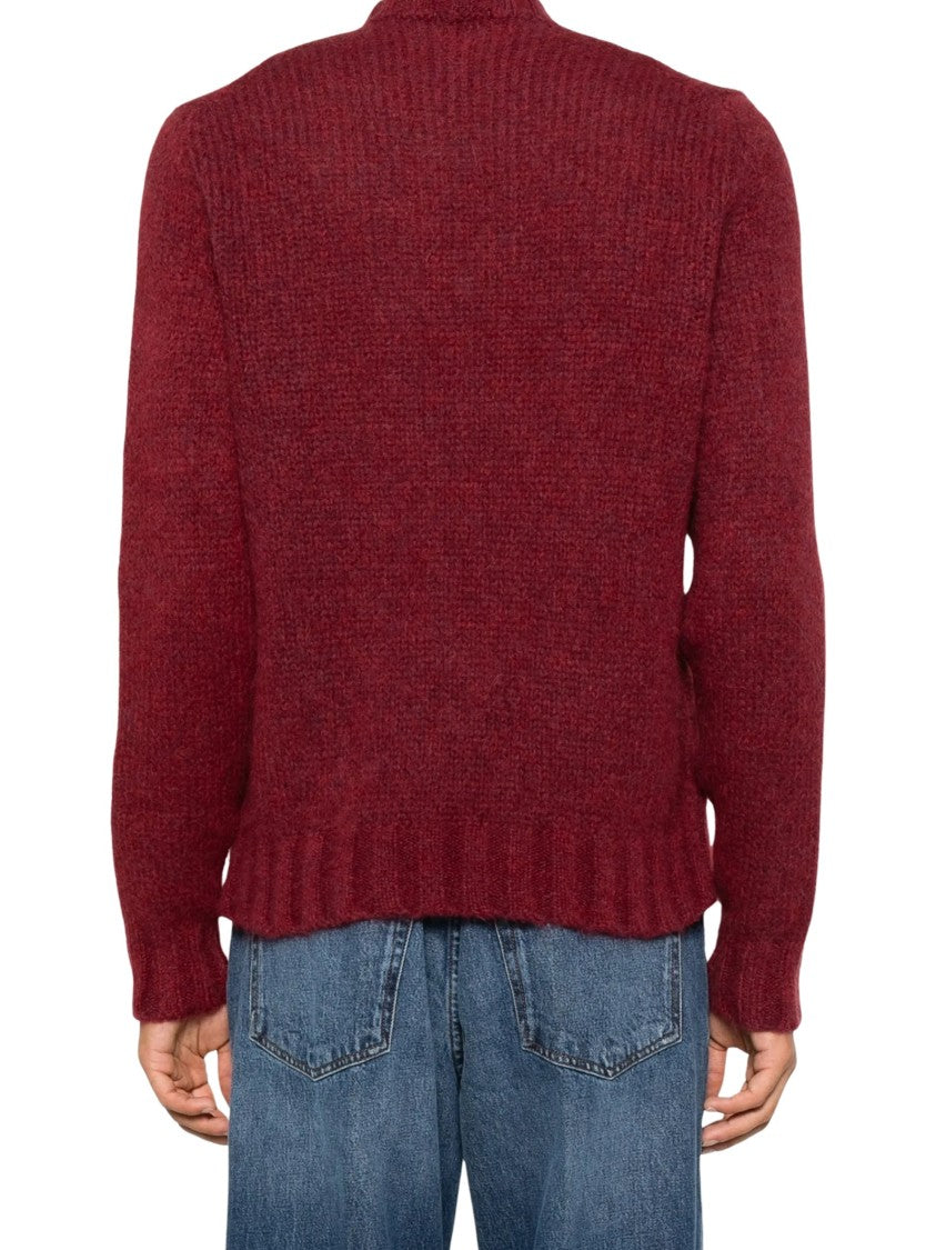 Doppiaa Ribbed Mock-Neck Sweater