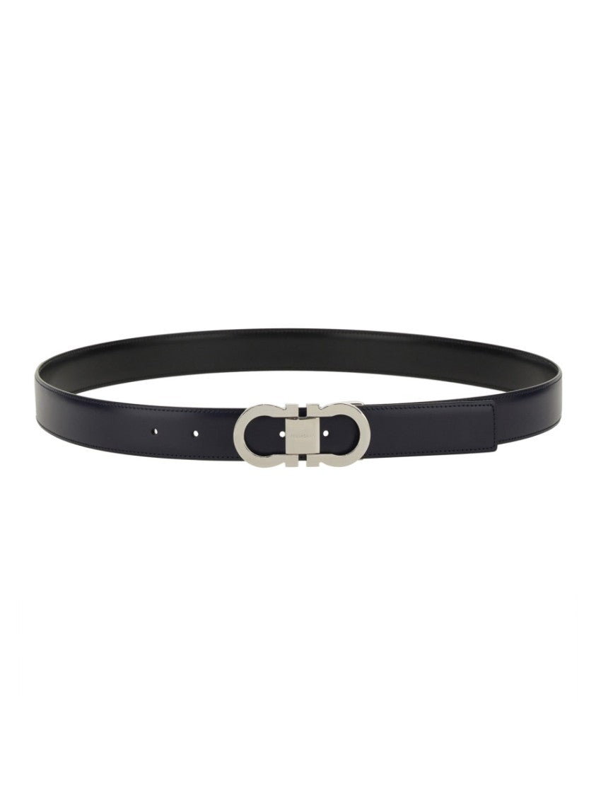 Ferragamo Reversible Calf Leather Belt