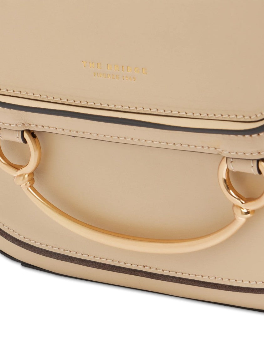 The Bridge Crossbody Structured Smooth Leather Satchel