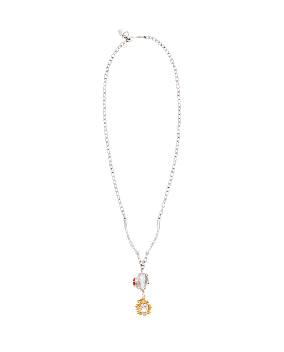 Marni Pendant Necklace With Silver Chain