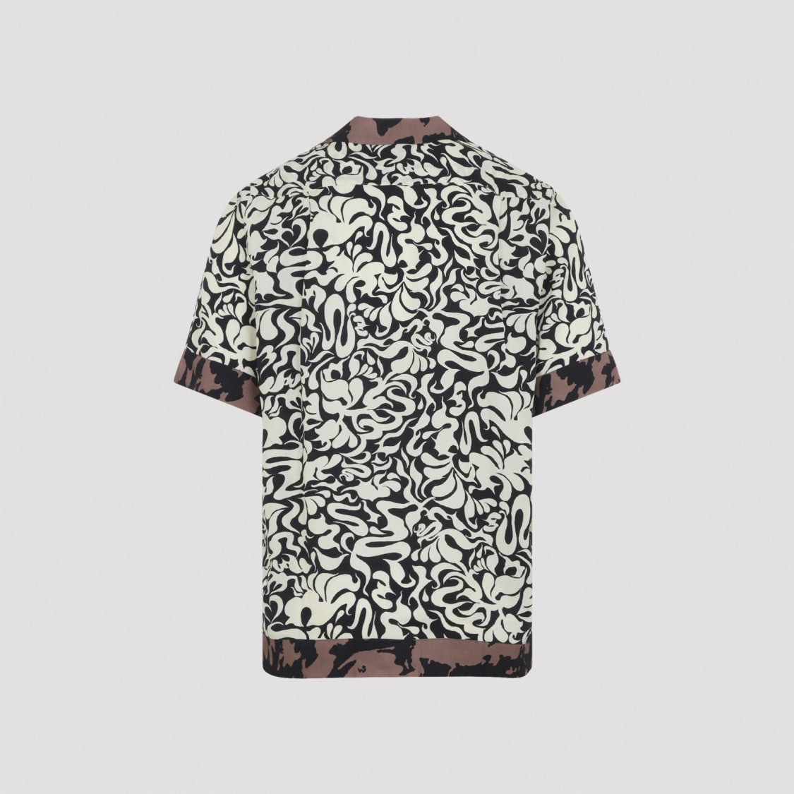 Dries Van Noten Short-Sleeve Casual Shirt With Abstract Pattern