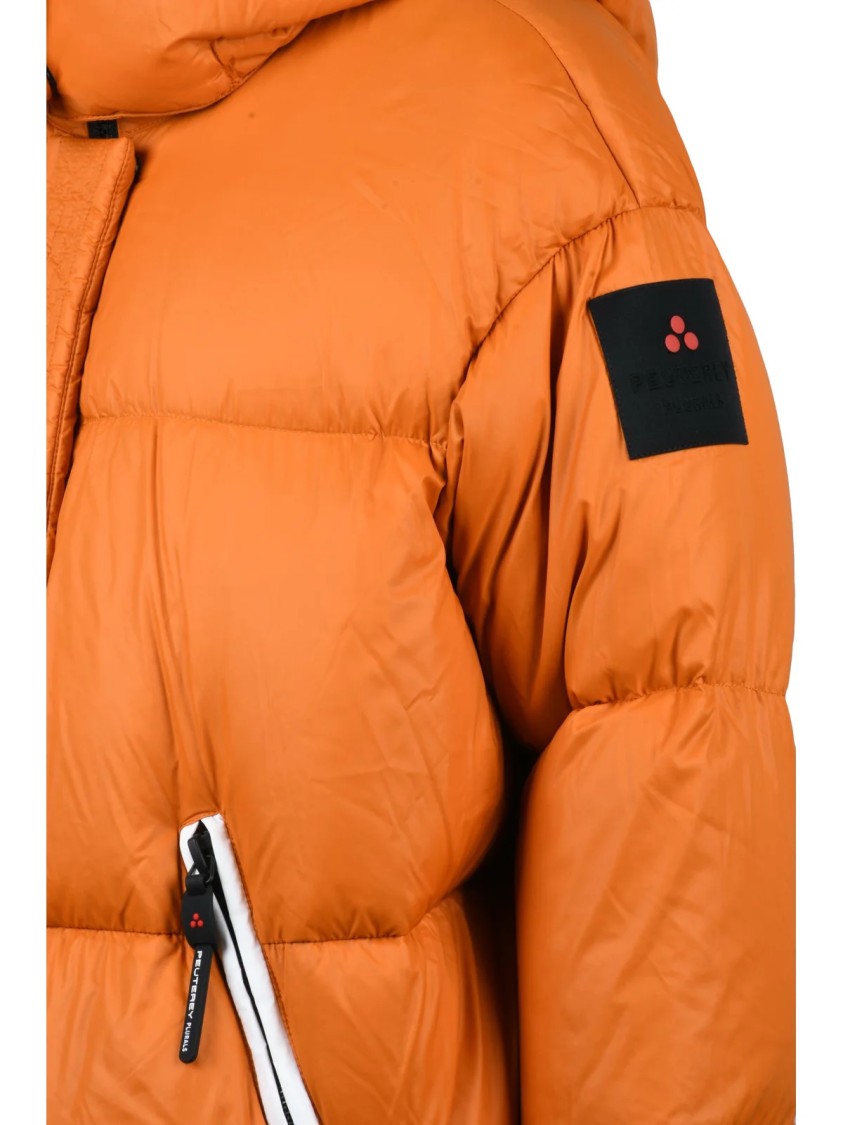 Peuterey Orange Faith Hooded Down Jacket