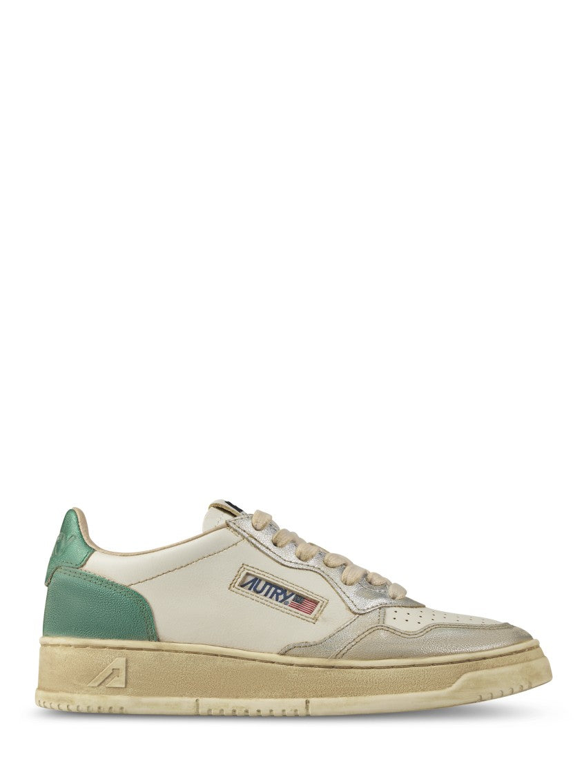 Autry Low-Top Sneakers With Metallic Accents
