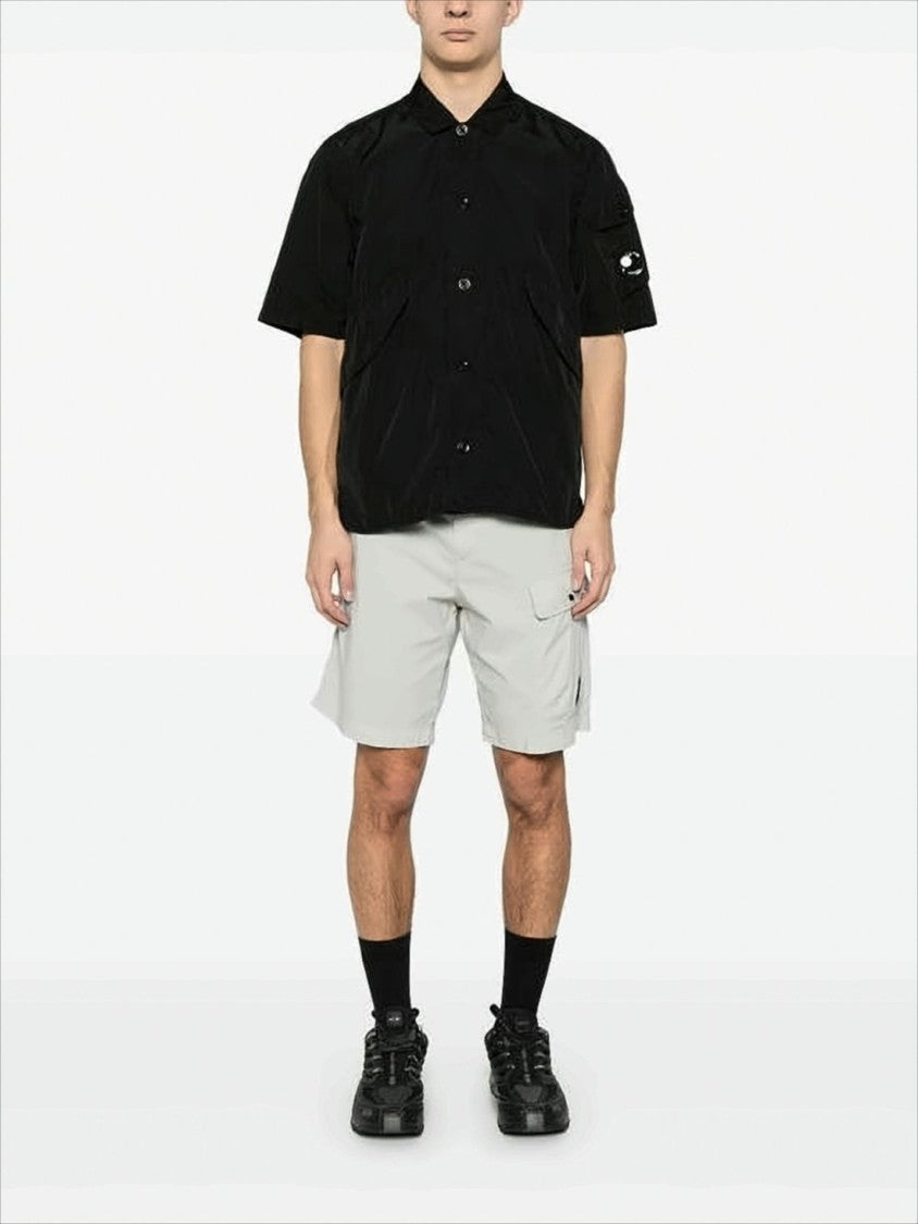 C.P. Company Boxy Short-Sleeve Jacket With Button-Up Front
