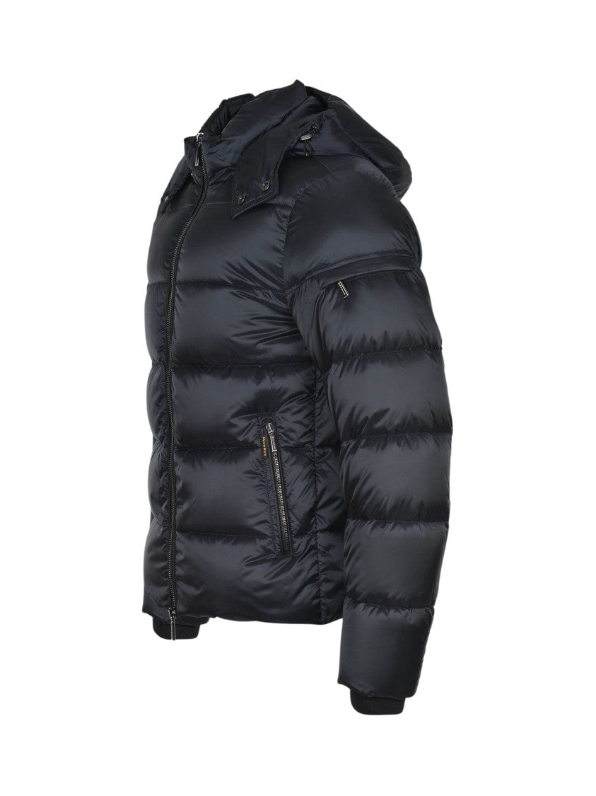 Moorer Brett Sh Glossy Hooded Quilted Puffer Jacket