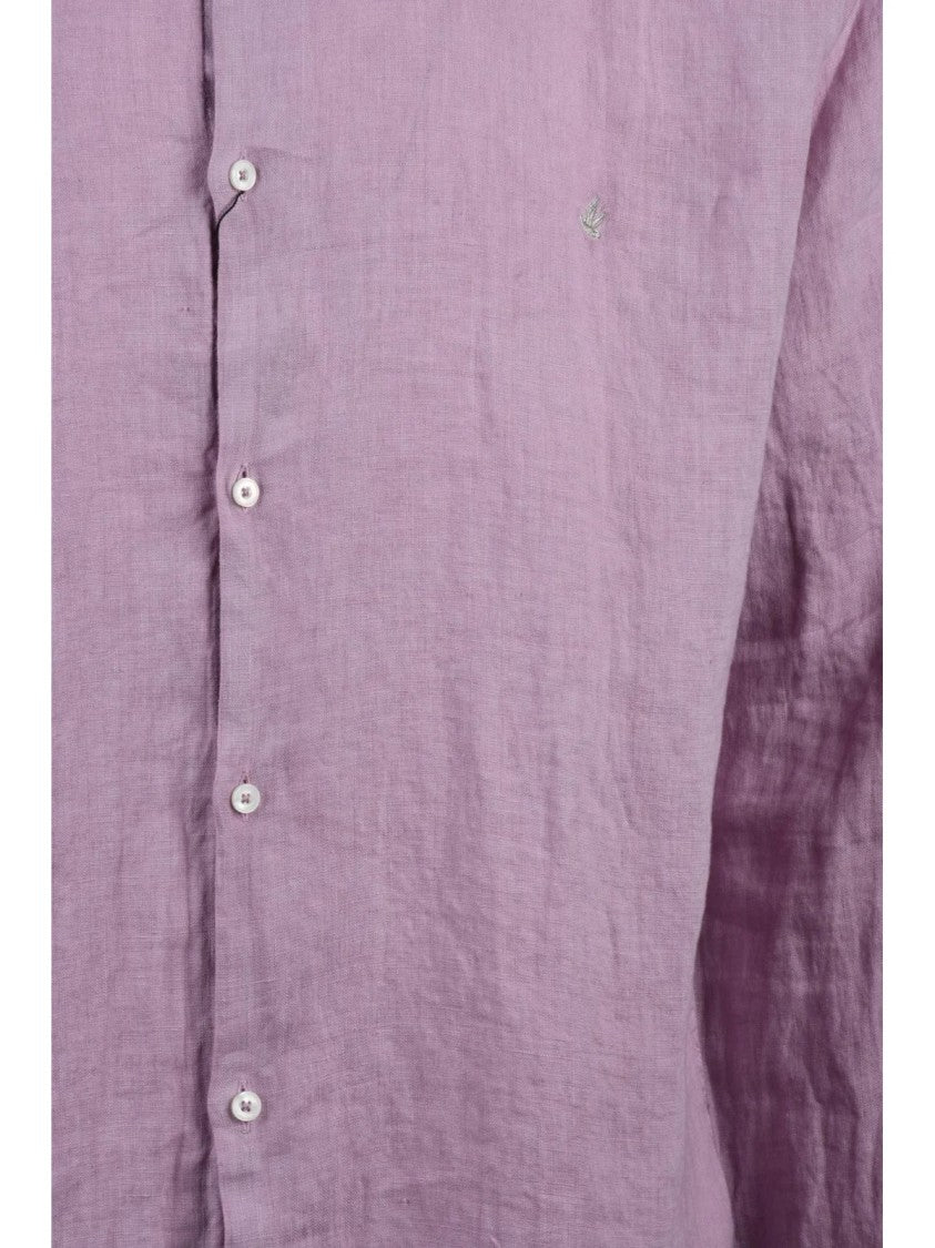 Brooksfield Pink Linen Shirt