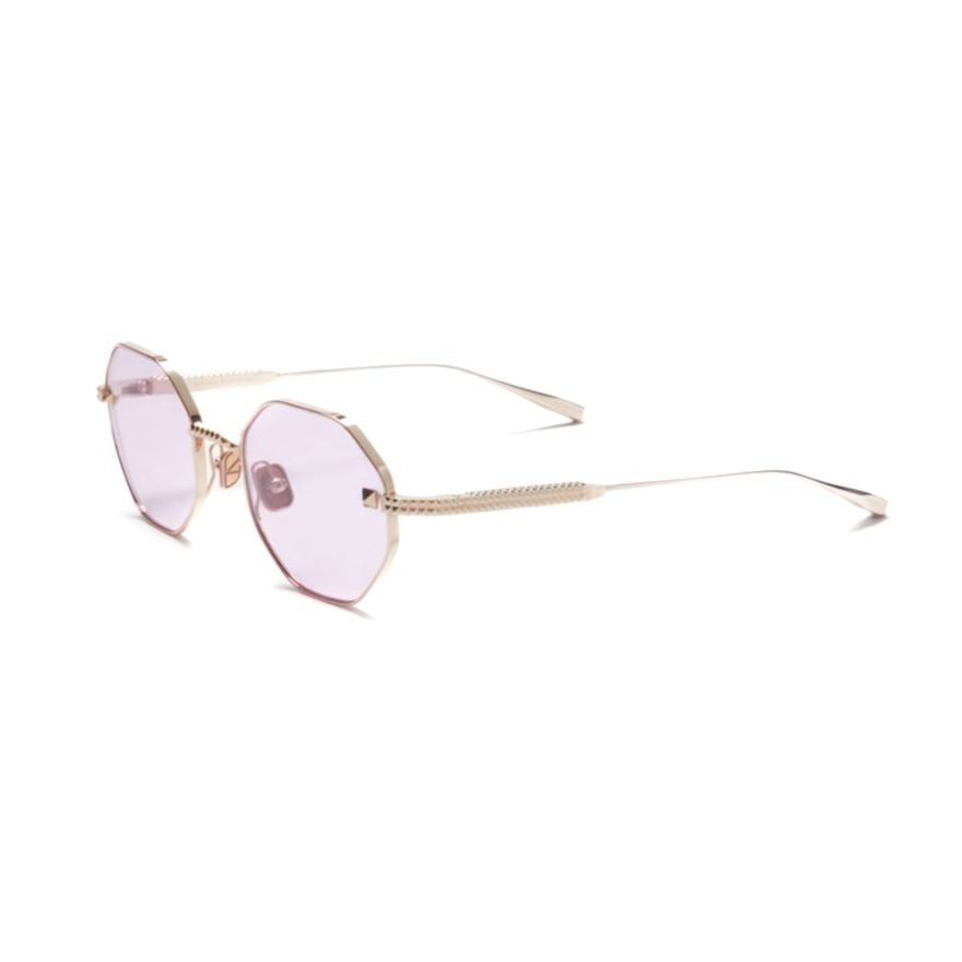 Valentino V - Stud Octagonal Frame Sunglasses