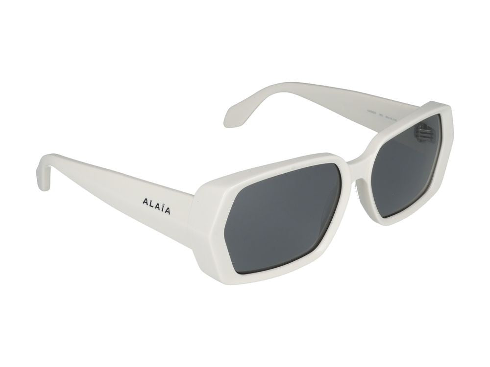 Azzedine Alaïa Sunglasses Aa0082s 002 White White Grey 60/16/135