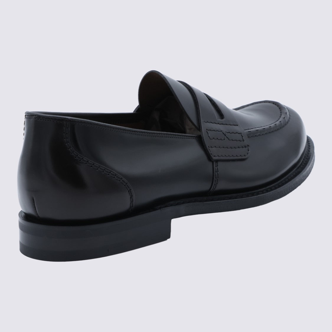Church's Polished Leather Penny Loafers With Classic Design